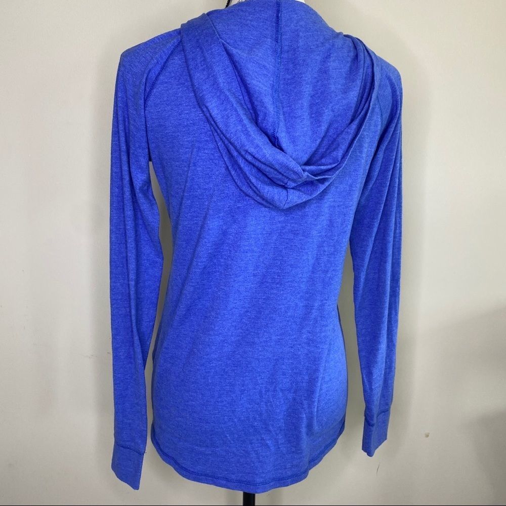 ADIDAS Kansas KU Jayhawks hooded shirt S - Picture 6 of 7